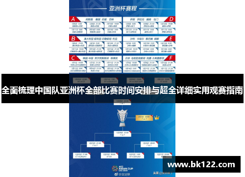 全面梳理中国队亚洲杯全部比赛时间安排与超全详细实用观赛指南
